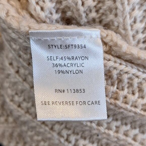 41 Hawthorn Sweater Women's M Beige Pullover Minimalist Neutral Simple Classic - Picture 6 of 7